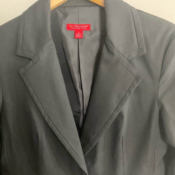 NY & Co Black Blazer, button closure, size 10 - Picture 8 of 9